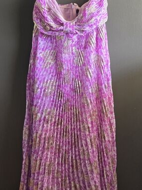 Lulu's Purple And Champagne Dress
